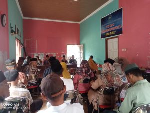 Foto : Sidang Lembaga Adat Desa Ture Kecamatan Pemayung, Senin (14/11/2022) lalu.